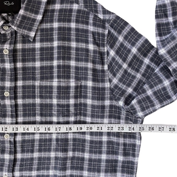 Rails Brushed Lennox Button Down Plaid Shirt NWT - Picture 6 of 9